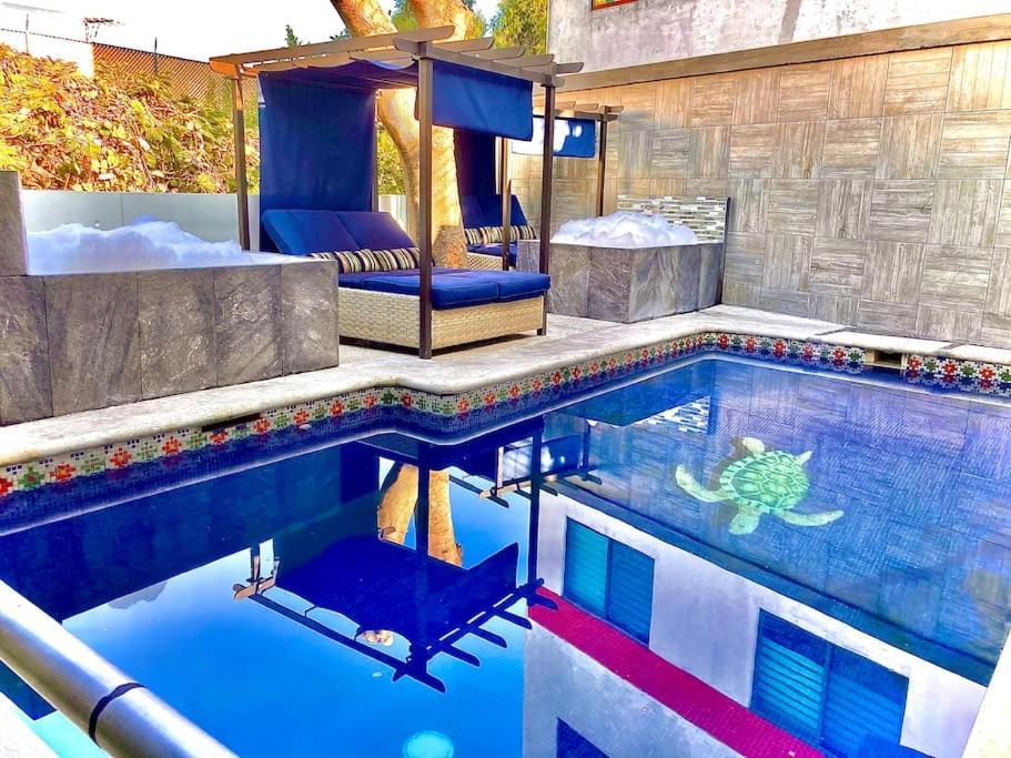 Apartament Loft Arte Y Diseno, Terraza, Asador, 3 Pantallas "Cuernavaca Somos El Unico Airbn Que Te Ofrece 2 Exclusivos Jacuzzis Profesionales Con Agua Caliente Y Sistema De Hidromasaje, Tipo Spa" Fraccionamiento Vigilancia 24 Horas Zewnętrze zdjęcie