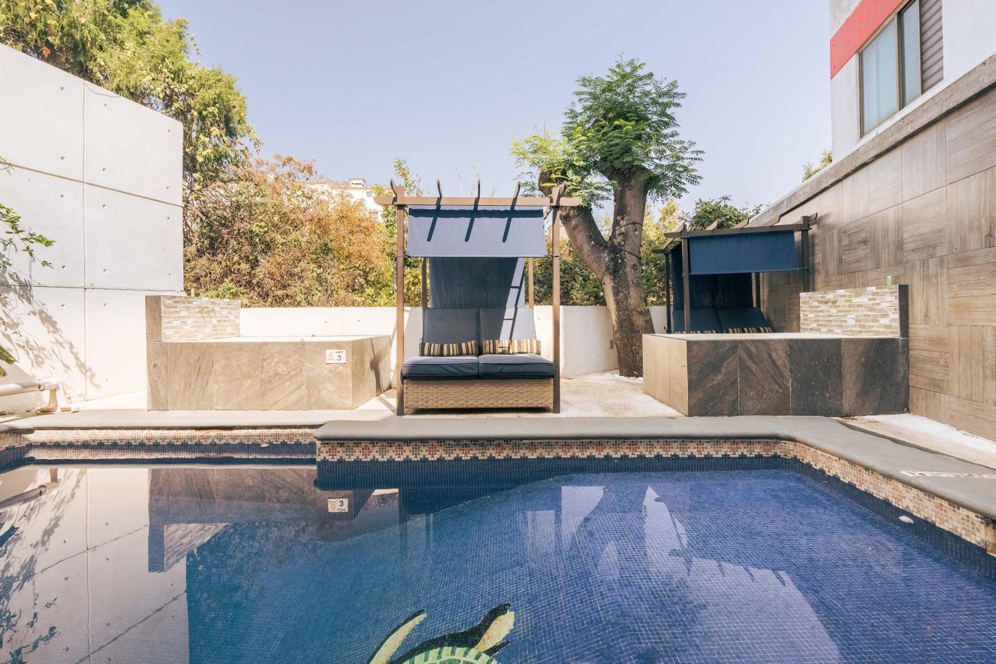 Loft Arte Y Diseno Alberca Climatizada, Amenidades Y Lujo, Terraza Privada Con Asador De Carbon, Cuernavaca Somos Los Unicos Que Te Ofrecemos Para Tu Uso Personal Y Exclusivo 2 Jacuzzis Con Agua Caliente Y Sistema De Hidromasaje Tipo Spa Zewnętrze zdjęcie